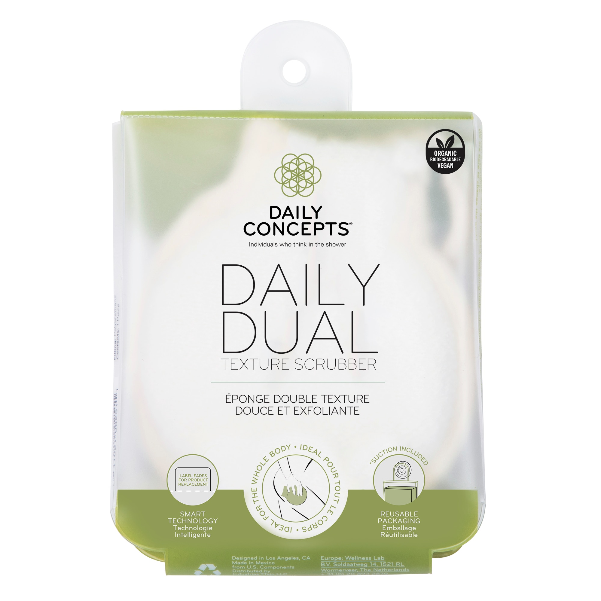 Daily Concepts DAILY BODY Daily Dual Texture Scrubber Kétfunkciós Testradírozó